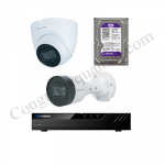 Lắp trọn bộ 2 camera IP 2.0Mpx Kbvision