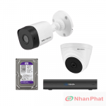 Lắp trọn bộ 2 camera quan sát 2.0Mpx Kbvision