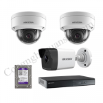 Lắp trọn bộ 3 camera IP 2.0Mpx Hikvision