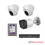 Lắp trọn bộ 3 camera quan sát 1.0Mpx Kbvision