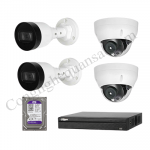 Lắp trọn bộ 4 camera IP 2.0Mpx Dahua