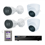Lắp trọn bộ 4 camera IP 2.0Mpx Kbvision