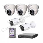 Lắp trọn bộ 5 camera giám sát 1.0Mpx Dahua