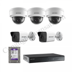 Lắp trọn bộ 5 camera IP 2.0Mpx Hikvision