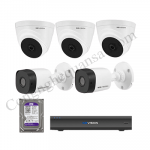 Lắp trọn bộ 5 camera giám sát 2.0Mpx Kbvision