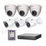 Lắp trọn bộ 6 camera giám sát 1.0Mpx Dahua