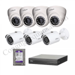 Lắp trọn bộ 7 camera giám sát 1.0Mpx Dahua
