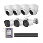 Lắp trọn bộ 7 camera giám sát 1.0Mpx Kbvision