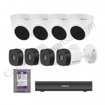 Lắp trọn bộ 8 camera giám sát 2.0Mpx Kbvision