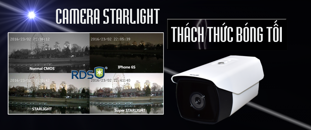 STARLIGHT SERIES – DÒNG CAMERA “ĐẬP TAN BÓNG TỐI” BẰNG CÔNG NGHỆ VƯỢT TRỘI